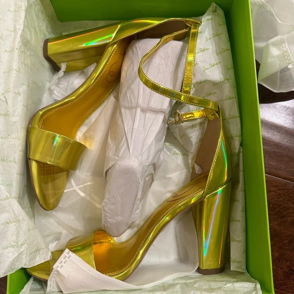 New In Box Sam Edelman Yaro Block Heel Sandal - Picture 7 of 12